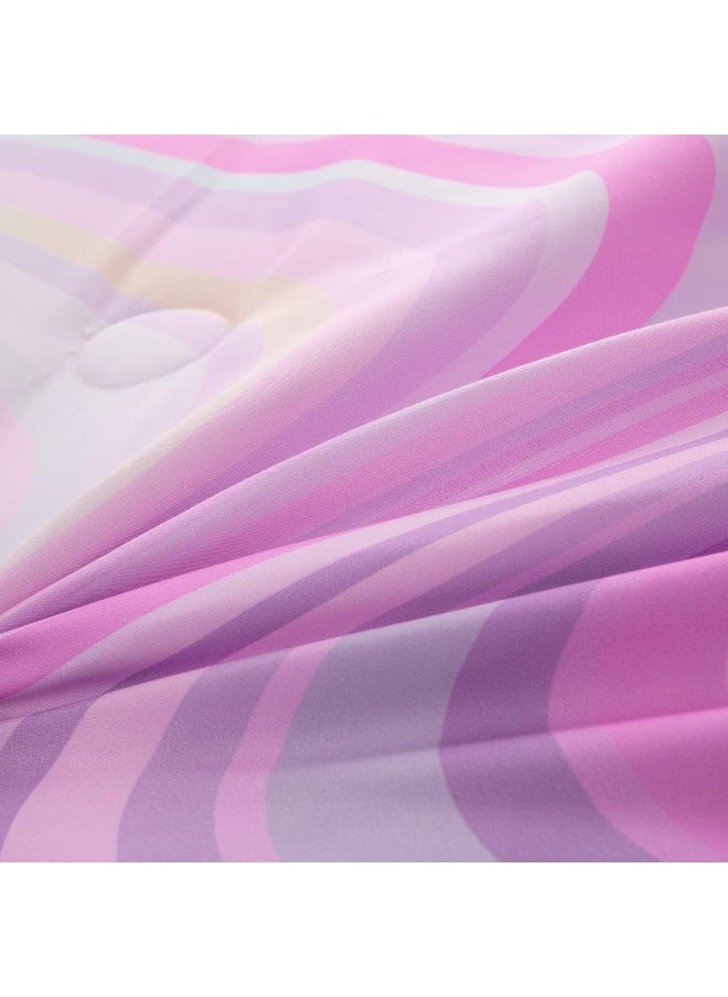 Bodhi Girls Full Comforter Sets with Sheets, Pink Bedding Sets Full, Bed in A Bag Full Comforter Sets, Kids Bedding Set for Girls Full