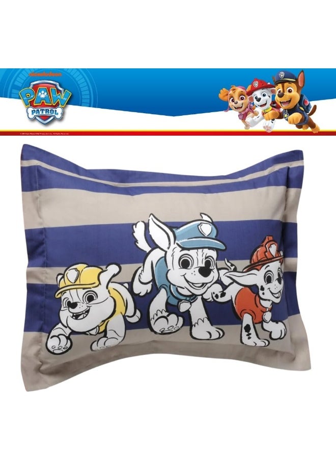 Franco Paw Patrol Kids Bedding Super Soft Premium Organic Cotton Duvet Cover with Sham, 2 Piece Twin Size, (Officially Licensed Product)