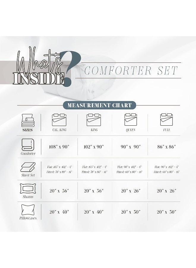 Elegant Comfort Featuring Smart Pockets, Matching Decorative Pillows, All Season Bedding, Microfiber, Mint Green, King