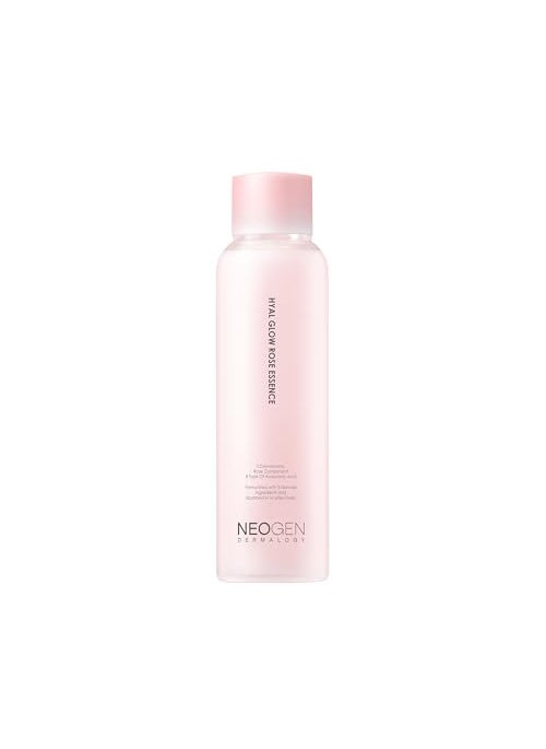 DERMALOGY by NEOGEN Hyal Glow Rose Essence - Hydrating Essence with 74% of Damask Rose Water & Flower Oil & Extract 160ml / 5.41 oz
