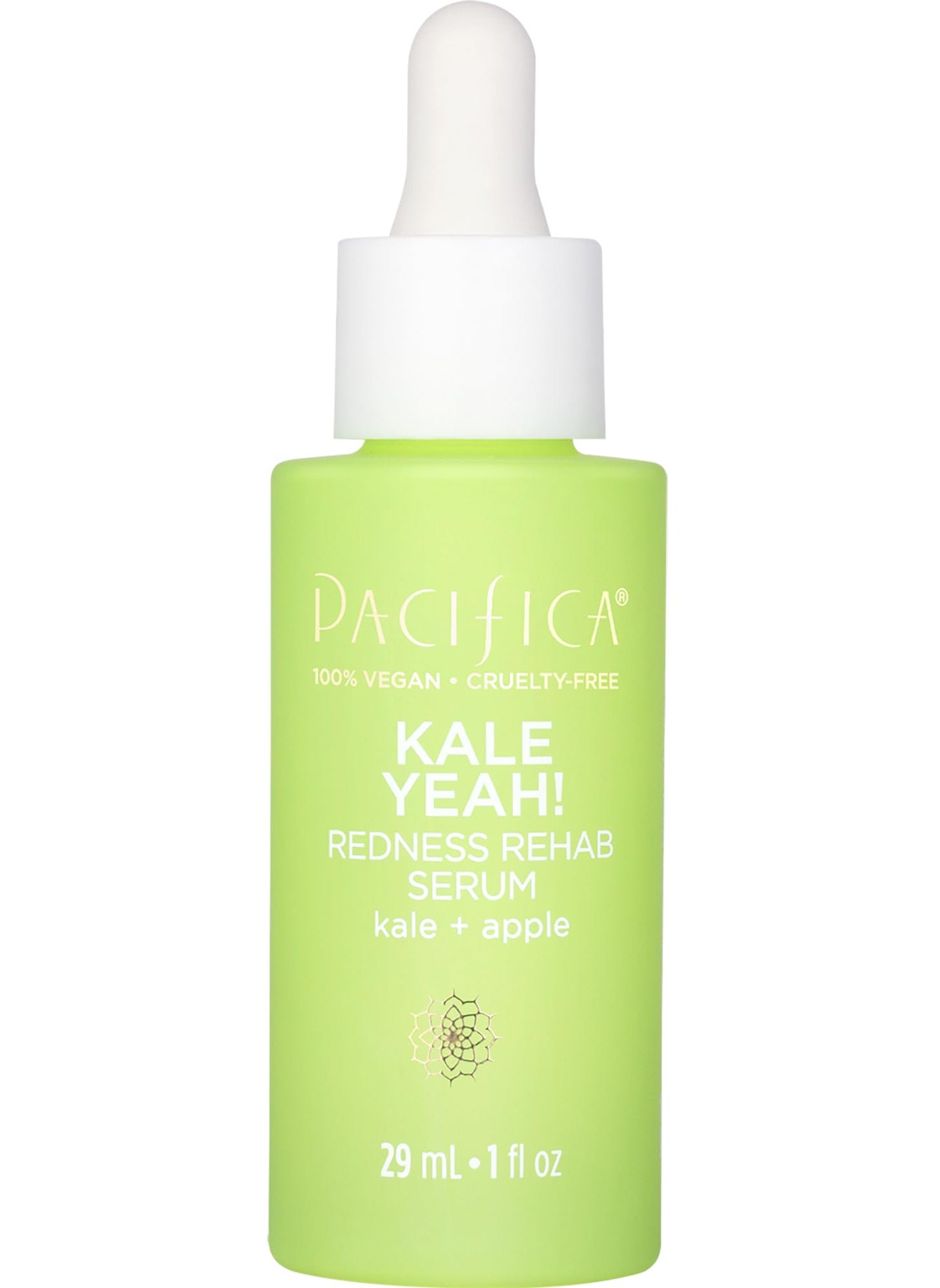 Pacifica Face Serum - Kale Yeah! Redness Rehab Peptide & Niacinamide Serum for Face - for Sensitive Skin Care Treatment -for Dark Spots Acne & Pore Minimizing Vegan & Cruelty-Free Dermatologist Tested