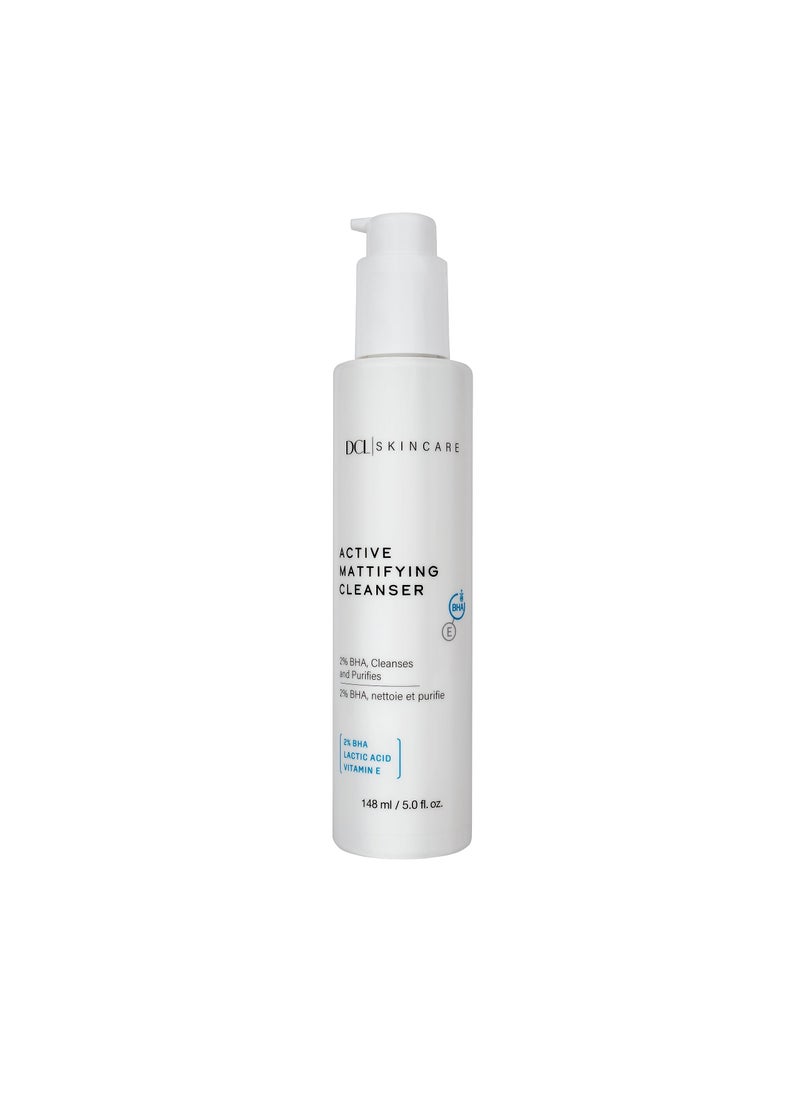 DCL Skincare Active Mattifying Cleanser with 2% Salicylic Acid, 5.0 Fl oz