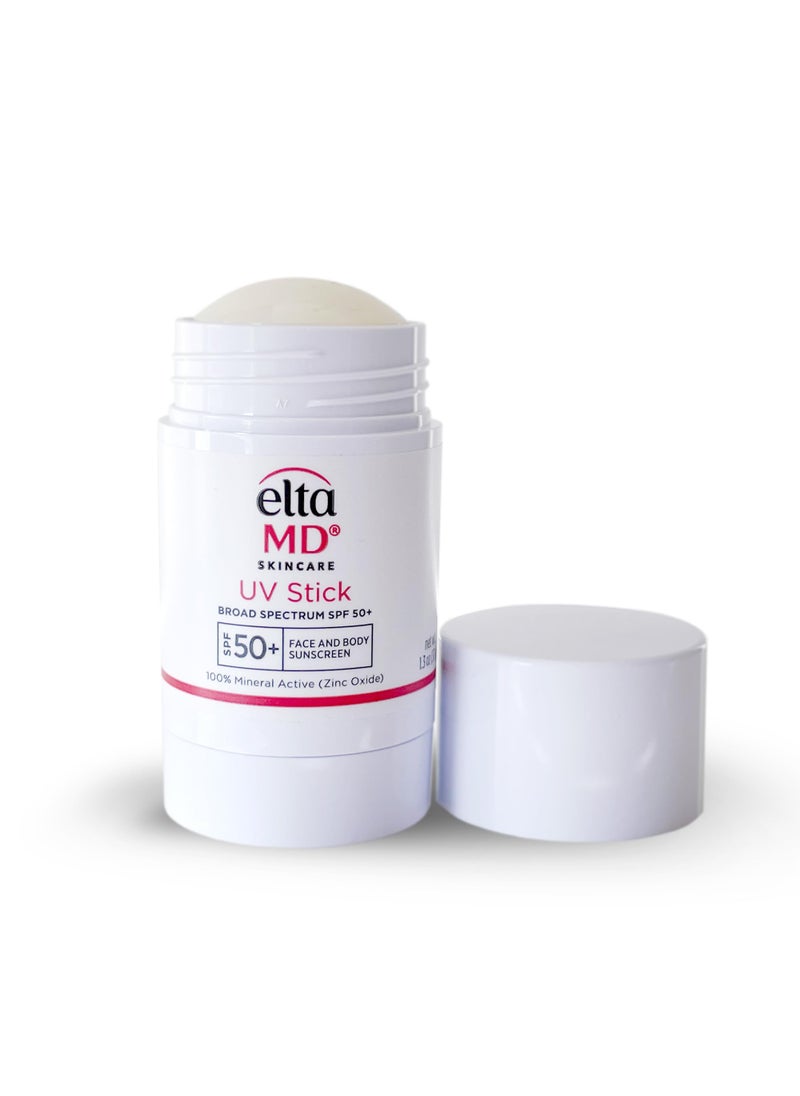 EltaMD UV Stick Sunscreen for Face and Body, Mineral SPF 50+ Face Stick Sunscreen with Zinc Oxide, Travel Size, 1.3 oz