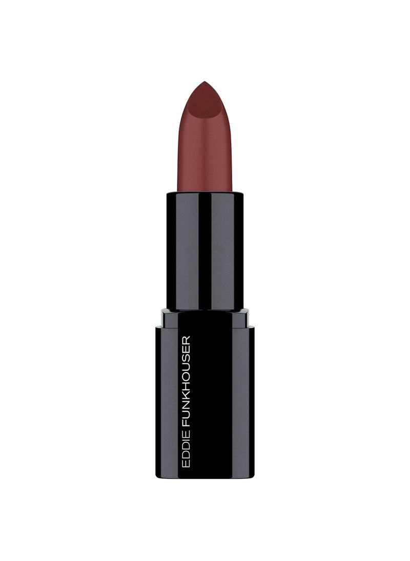 EDDIE FUNKHOUSER Hyperreal Nourishing Lip Color, Lipstick, Foxy Brown, NET WT. 4 g / 0.1 fl. oz.