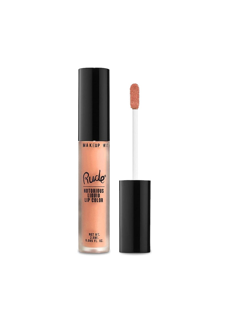 Rude Cosmetics Notorious Rich Long Liquid Lip Color - False Hope Lip Color Women 0.1 oz