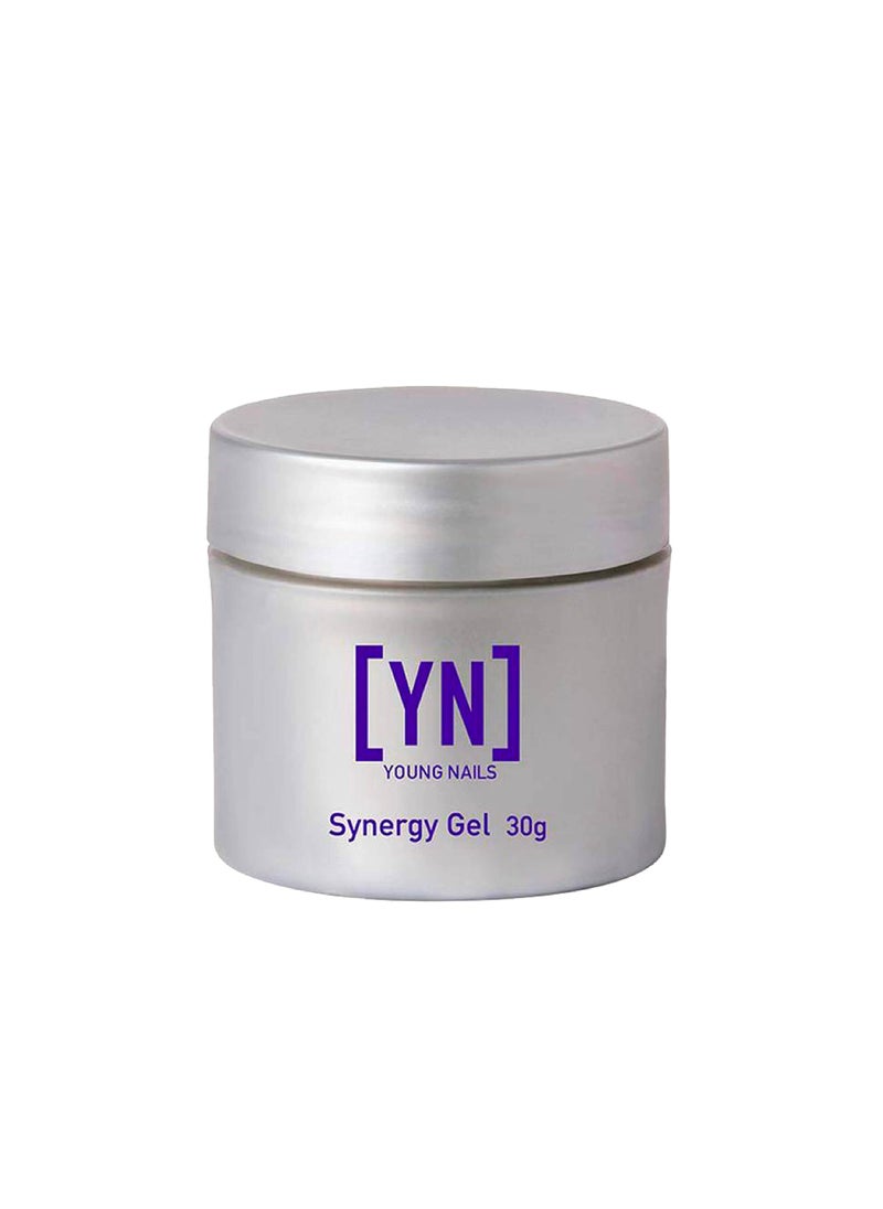 Young Nails Synergy Gel System, Clear Gloss Finishing Gel - Builder Gel Top Coat, Superior Adhesion & Strength, Hard Gel Top Coat - Gloss Top Coat, 30g