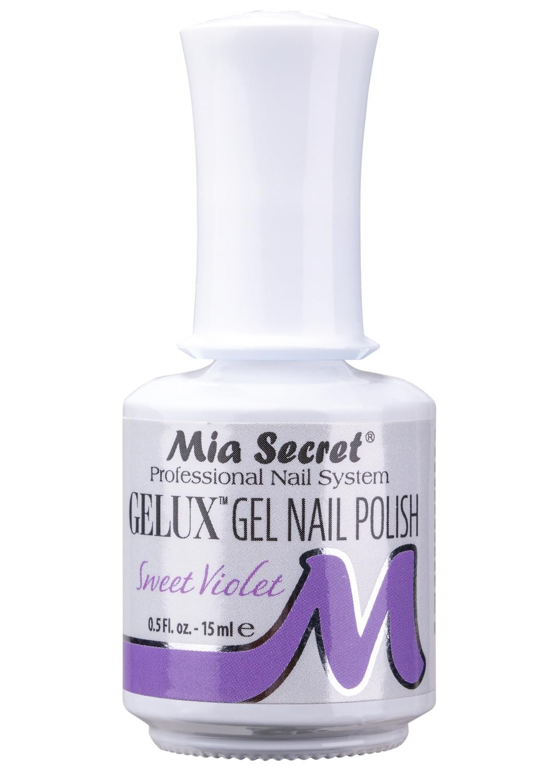 Mia Secret Gelux Nail Polish 0.5 Oz UV Gel-SOAK Off Gel Polish - Collection 2018 Pick Your Color (Sweet Violet)