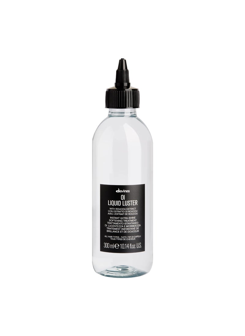 Davines Oi Liquid Luster, Nourishing Rinse-Off Treatment, Add Shine Weightlessly, 10.14 fl. oz.