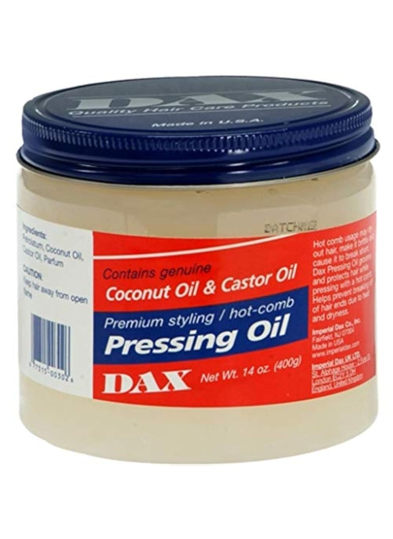 DAX Pressing Oil for Hair, Unscented, 14 Ounce