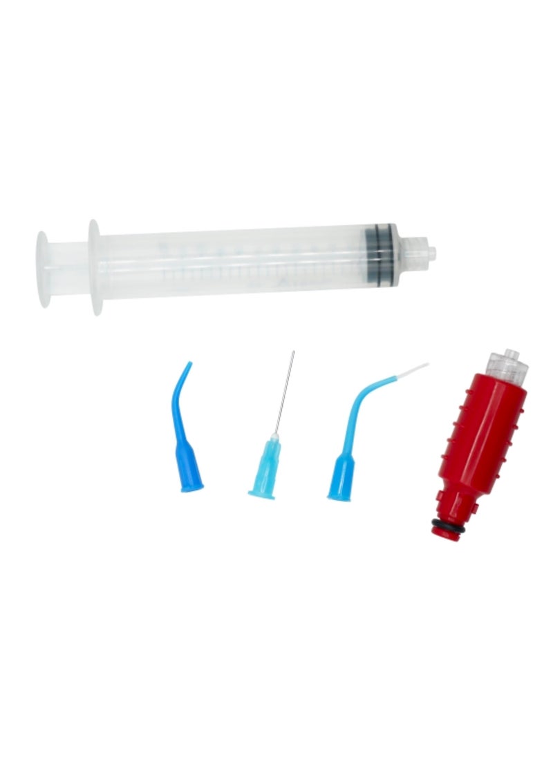 Oral Breeze | Deep Pocket Irrigator Tips and Syringe | Low Flow Solution | Compatible with Oral Breeze Irrigator ShowerBreeze & QuickBreeze