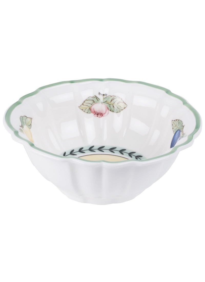 Villeroy & Boch French Garden Fleurence Rice Bowl, Premium Porcelain, Made in Germany, 20 oz, White/Multi-colored