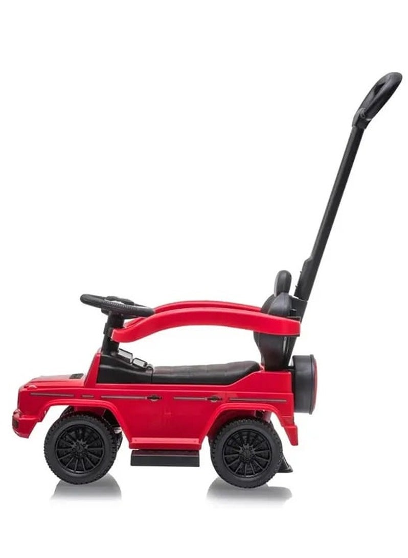 Officially Licensed Kids Ride on Mercedes Benz G63 Push Car With Handle Best Gift For Kids-Red