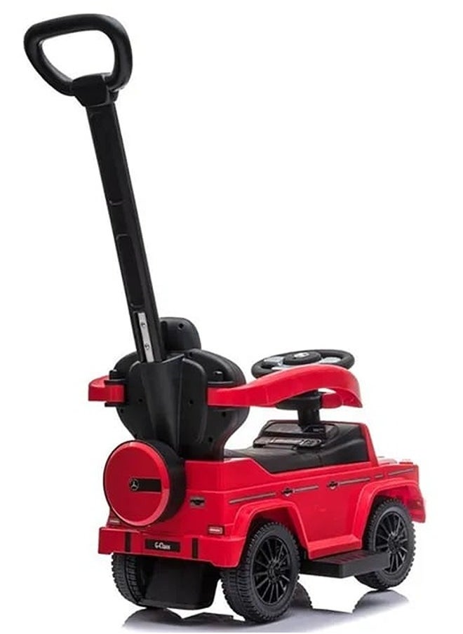 Officially Licensed Kids Ride on Mercedes Benz G63 Push Car With Handle Best Gift For Kids-Red