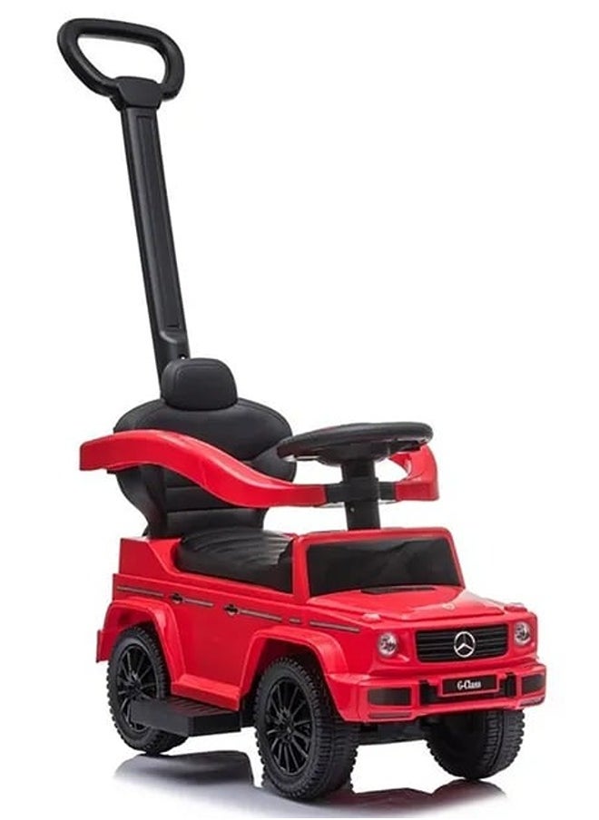 Officially Licensed Kids Ride on Mercedes Benz G63 Push Car With Handle Best Gift For Kids-Red