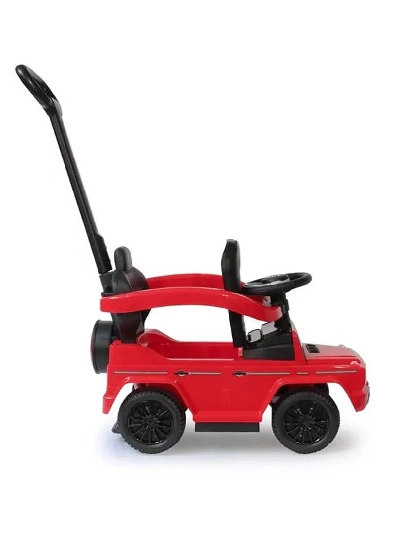 Officially Licensed Kids Ride on Mercedes Benz G63 Push Car With Handle Best Gift For Kids-Red