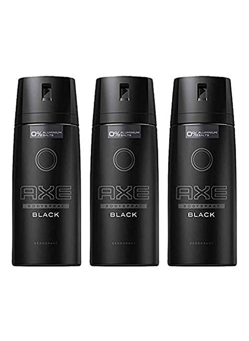 Axe Deodorant Body Spray Black Mens Fragrance 150ml/5.07oz (3-Pack)