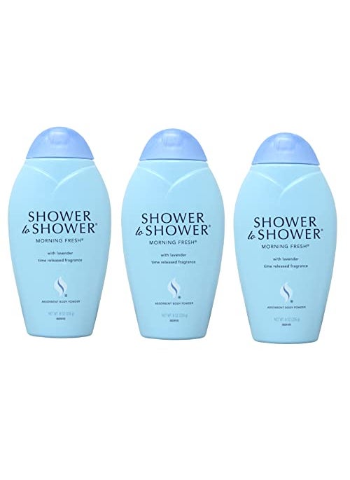 Shower to Shower Morning Fresh Body Powder, 8 Oz (3 Pack)