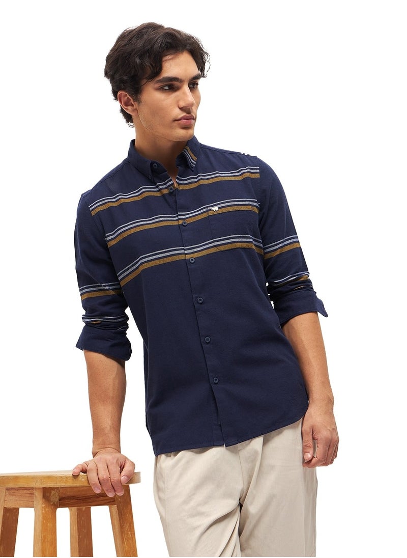 Cotton Shirt for Men | Slim Fit, Long Sleeve, Casual & Formal Wear | Soft, Breathable Fabric for Office, Everyday, & All-Season Use in Classic & Trendy