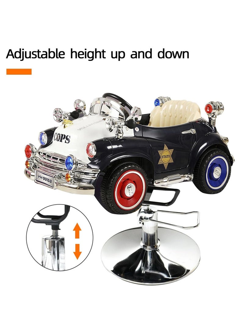 Baby Barber Chair Adjustable Kids Hair Cutting Chair Child Salon Car for Hairdressing