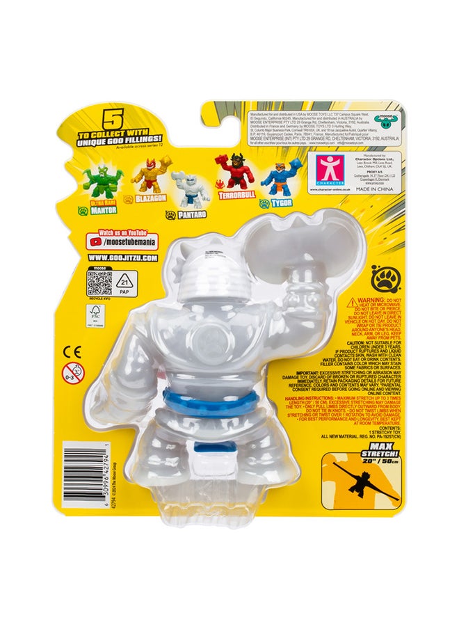 Pantaro Smash Striker , Armored Ninja with Stretchy Goo-Fill , 5 Inches , Ages 4+ , Heroes of Goo Jit Zu