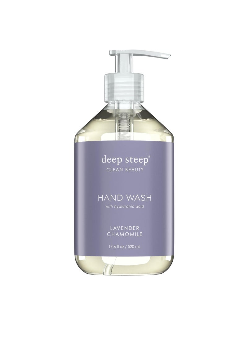 Deep Steep Liquid Hand Wash, 17.6 Ounces (Lavender Chamomile)