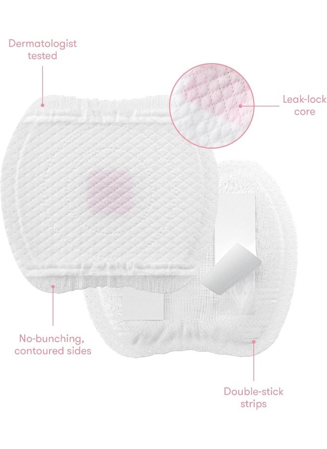 Frida Mom All Day Dry Disposable Nursing Pads Soft and Ultra Absorbent Breast Pads, Breastfeeding Essentials for Moms, 60 Count