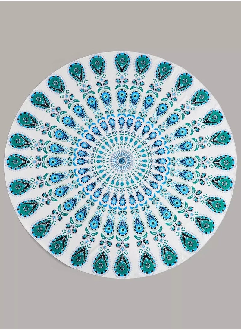 Allover Graphic Beach Blanket
