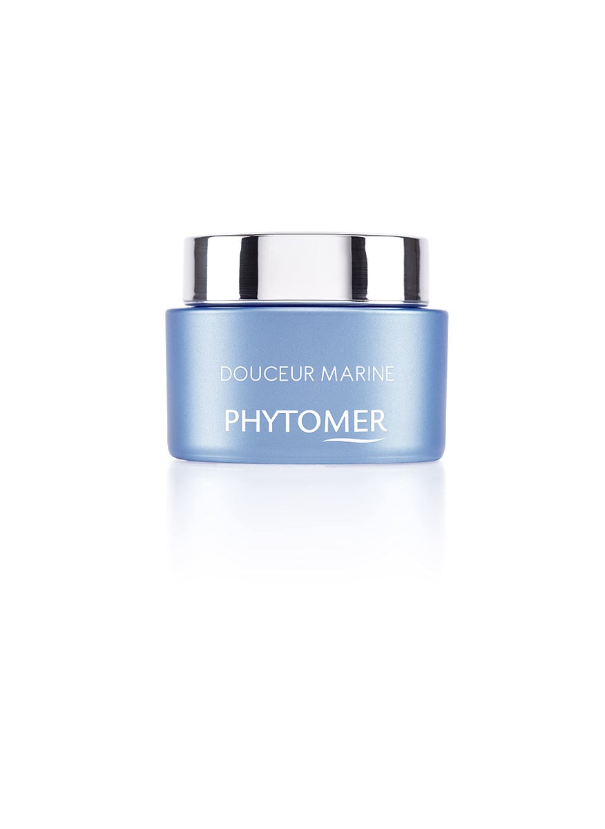 Phytomer Douceur Marine Soothing Moisturizing Face Cream | Reduce Redness, Calm Sensitive Skin | Probiotic Face Moisturizer for Dry Skin | Sustainable, Natural Ingredients | 50ml