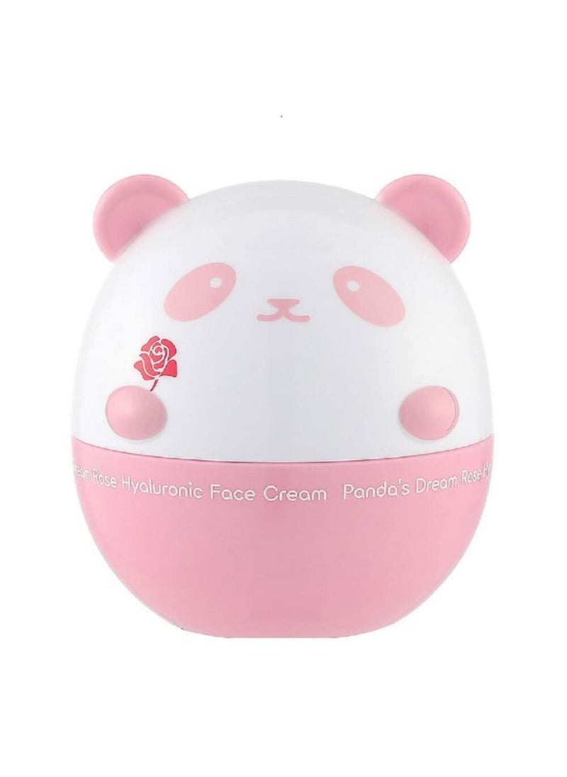 TONYMOLY Panda's Dream Rose Hyaluronic Face Cream, Hydrating Moisturizer for All Skin Types, Skin Calming, 5 oz