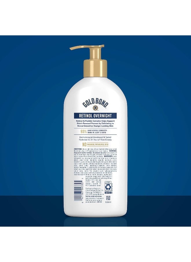 Age Renew Retinol Overnight Body & Face Lotion, With Retinol & Peptide Complex, 13 Oz.