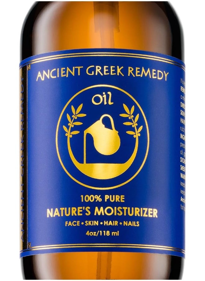 Organic Blend Of Olive, Lavender, Almond And Grapeseed Oils With Vitamin E. Daily Moisturizer For Skin, Hair, Face, Cuticle, Nail, Scalp, Foot. Pure Cold Pressed, Full Body Oil For Men And Women