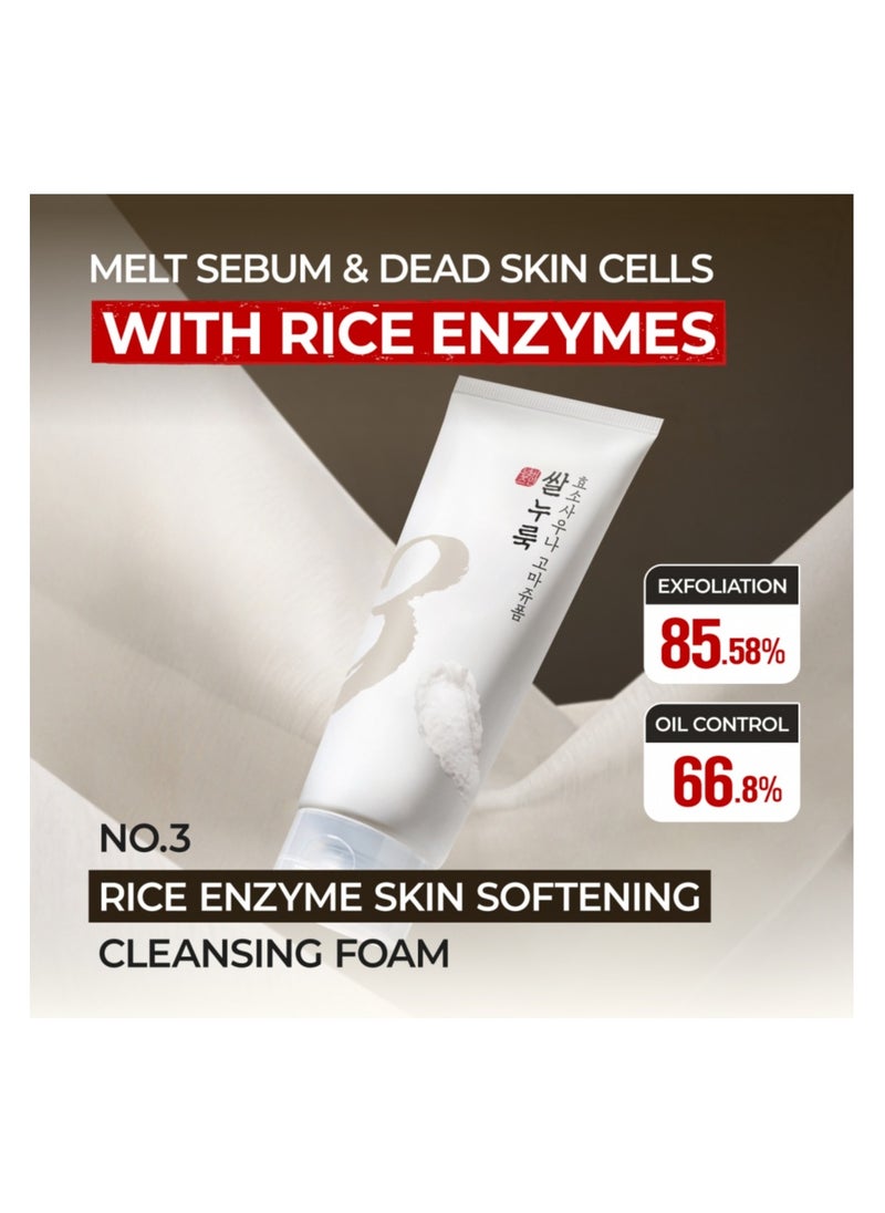 Numbuzin No.3 Rice Enzyme Skin Softening Cleansing Foam