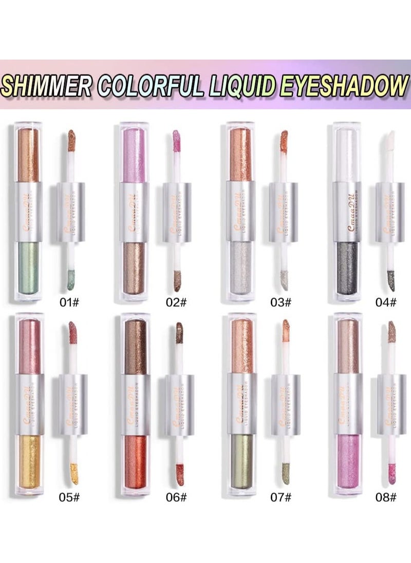 16 color waterproof liquid eye shadow flash eye shadow set eye shadow liquid makeup palette set
