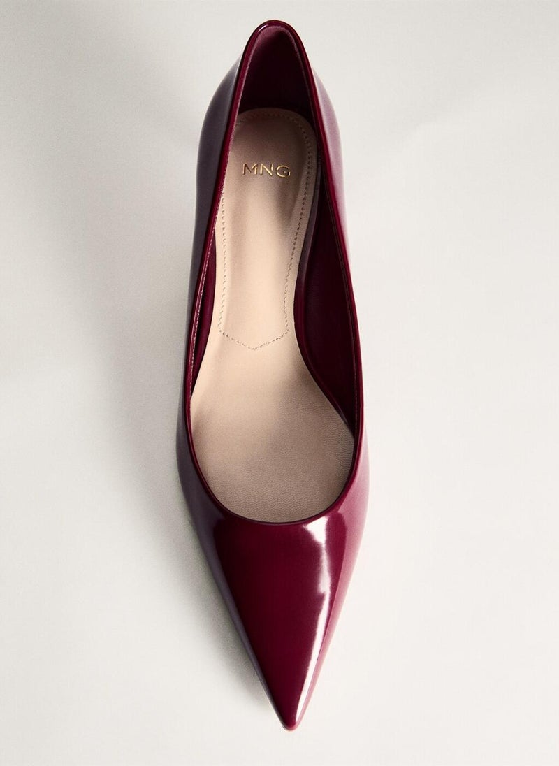Kitten-Heel Pointed-Toe Pumps