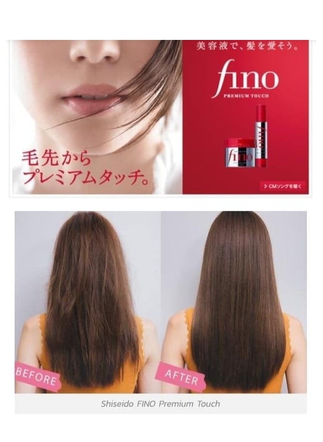 FINO Hair Serum 70ml and hair Mask Treatment 230g- Duo Power for Stronger and healthy Hair- Best for damage & hair fall problem