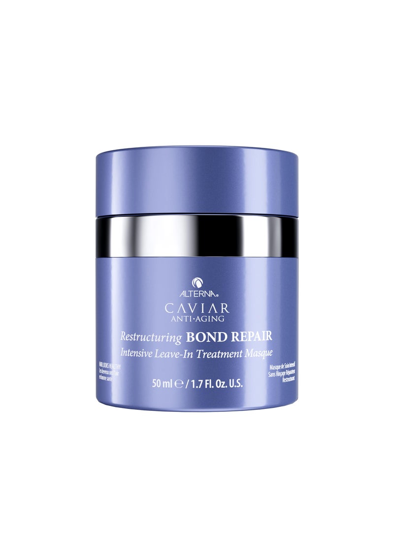 Alterna Haircare CAVIAR Anti-Aging Restructuring Bond Repair Intensive Leave-In Treatment Masque 1.7oz | Repairs, Strengthens and Protects Damaged Hair
