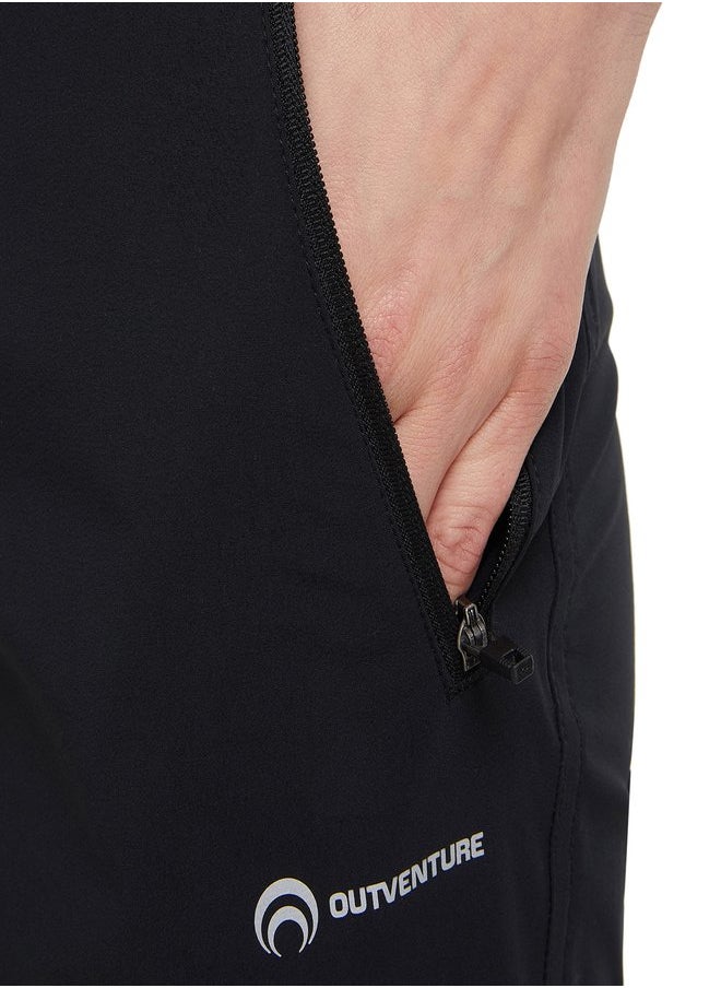 Outventure Adventure-Ready Trousers – Water-Repellent, Reflective Hiking Pants with Zippered Pockets for All-Weather Exploration