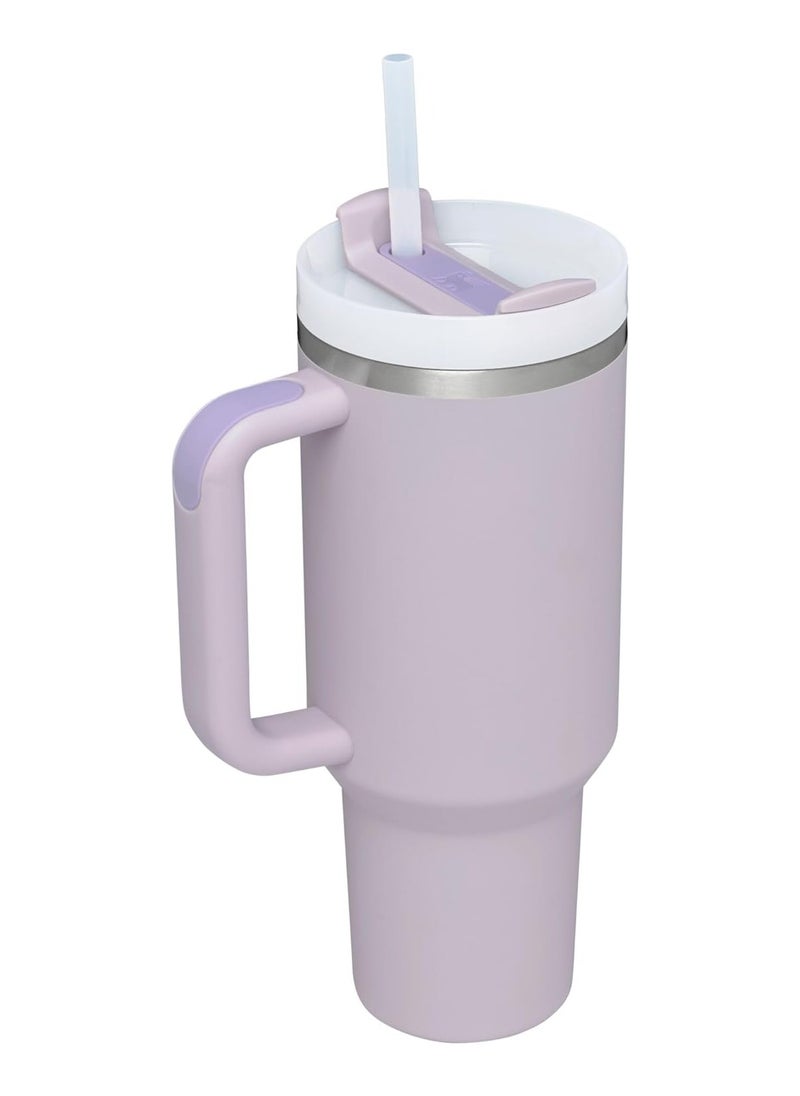Stanley Quencher H2.0 FlowState Stainless Steel Vacuum Insulated Tumbler with Lid and Straw for Water, Iced Tea or Coffee, Smoothie and More, 40 oz