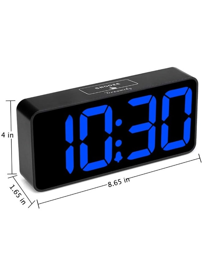 DreamSky Large Digital Alarm Clock Big Numbers for Seniors & Visually Impaired
