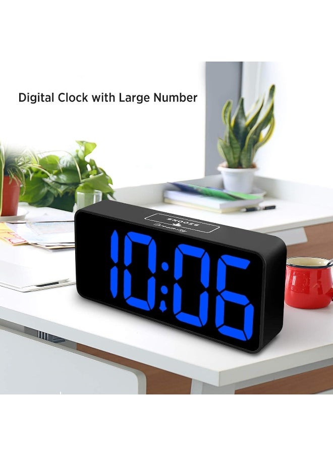 DreamSky Large Digital Alarm Clock Big Numbers for Seniors & Visually Impaired