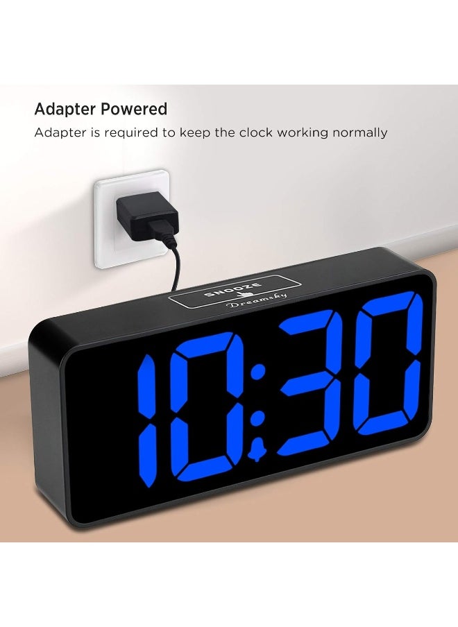 DreamSky Large Digital Alarm Clock Big Numbers for Seniors & Visually Impaired