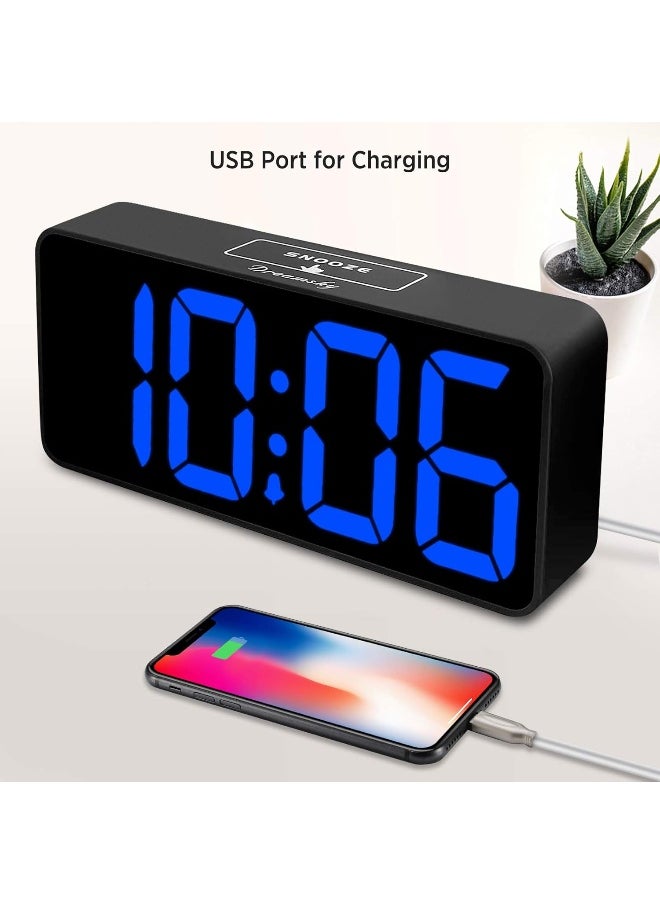 DreamSky Large Digital Alarm Clock Big Numbers for Seniors & Visually Impaired