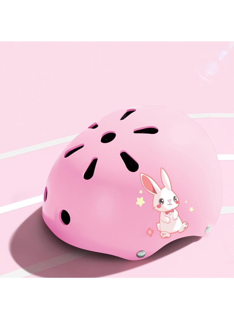Kids Bike Helmet 7 in 1 for 3 to 8 Years Boys Girls Skateboard Helmet Adjustable with Knee and Elbow Pads Wrist Guard Roller Skates Cycling Skating Scooter