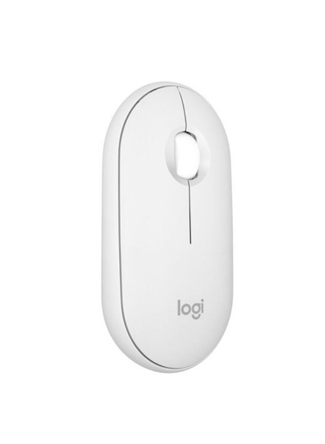 Pebble 2 M350s Wireless Mouse Bluetooth Wireless Up to 4000 DPI White White