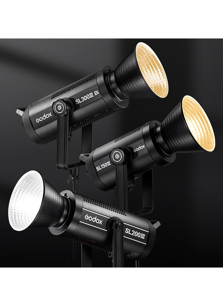Godox SL200IIIBI BI Color Spotlight with APP Control | 200W Dual-Color LED Light | Adjustable Brightness | Perfect for Photography & Videography