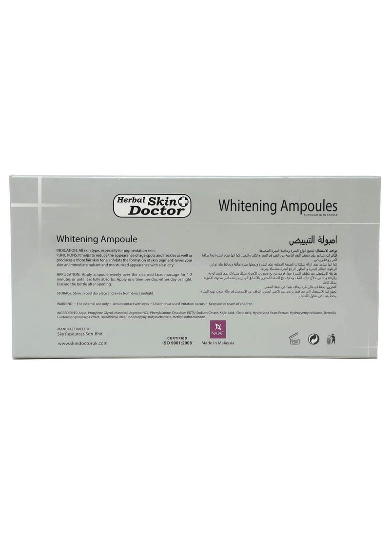 Skin Doctor Whitening Ampoules, 10 Pcs - 30 ml