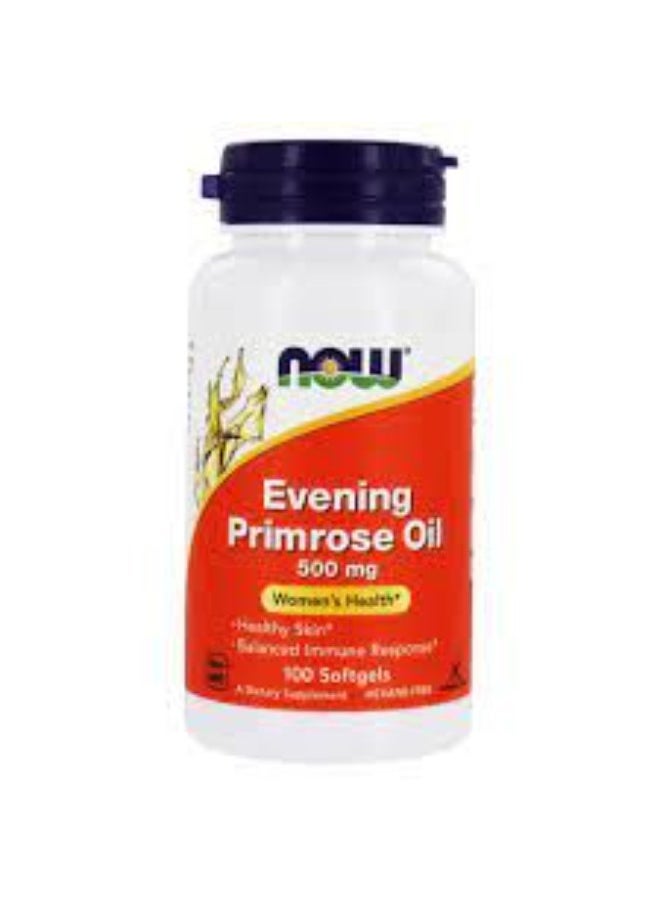 Now Evening Primrose Oil 500Mg, 100Softgels