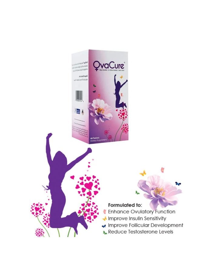 Ovacure Ovary Support Supplement With Folic Acid 60 Tablets