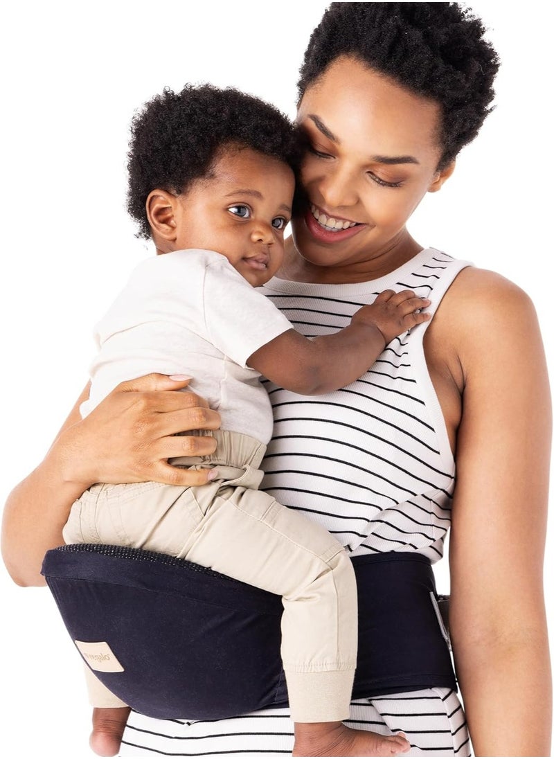 Baby Hip Seat Carrier | Ergonomic, Safety-Certified & Comfortable | Adjustable Waist Belt & Storage | for 6-36 Months (15-25 lbs) | Hands-Free Baby Carrier
