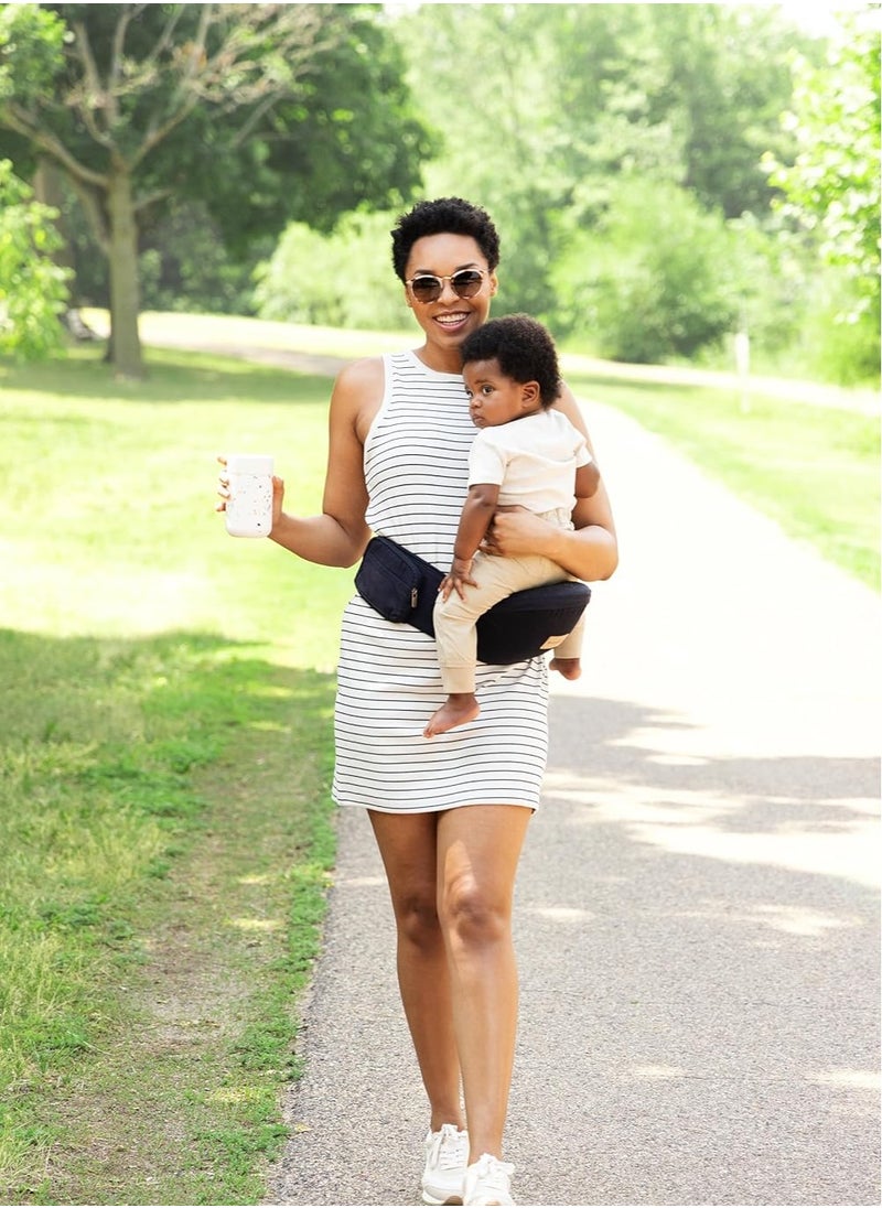 Baby Hip Seat Carrier | Ergonomic, Safety-Certified & Comfortable | Adjustable Waist Belt & Storage | for 6-36 Months (15-25 lbs) | Hands-Free Baby Carrier